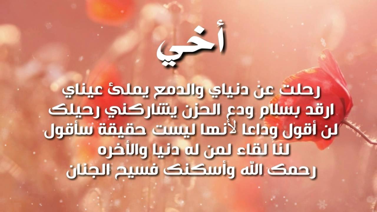 شعر شعبي عن فقدان الاخ 11784 7