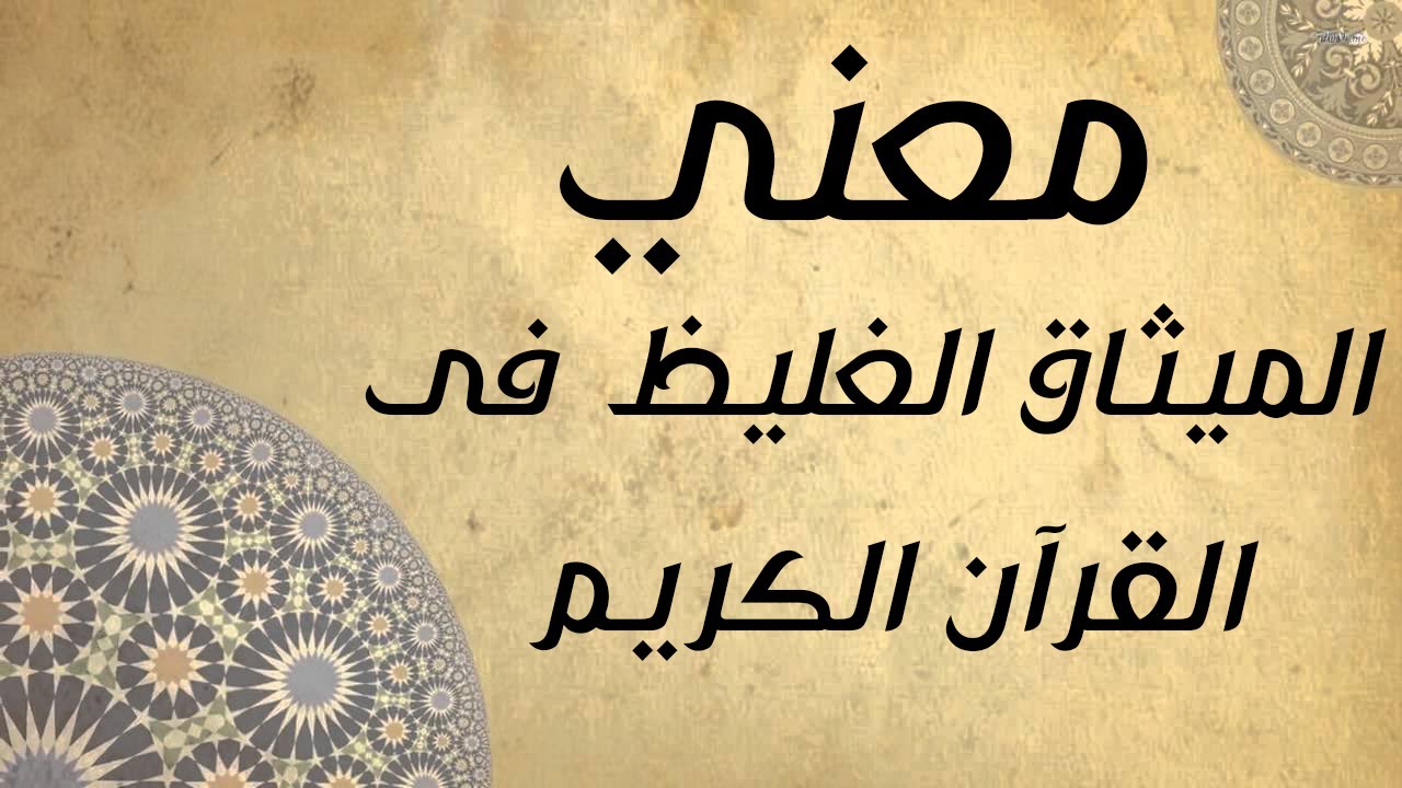 ما معنى ميثاق 11464