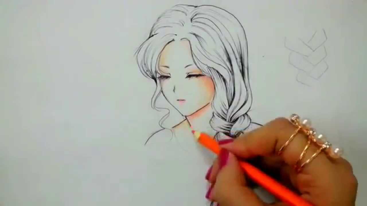 رسم انمي - شخصيات كرتونيه بالرسم باليد 3896