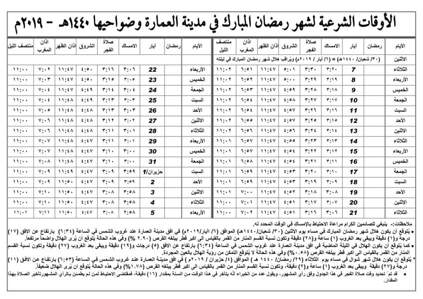 امساكية شهر رمضان 2019- اجمل الامساكيات رمضان 3639 2