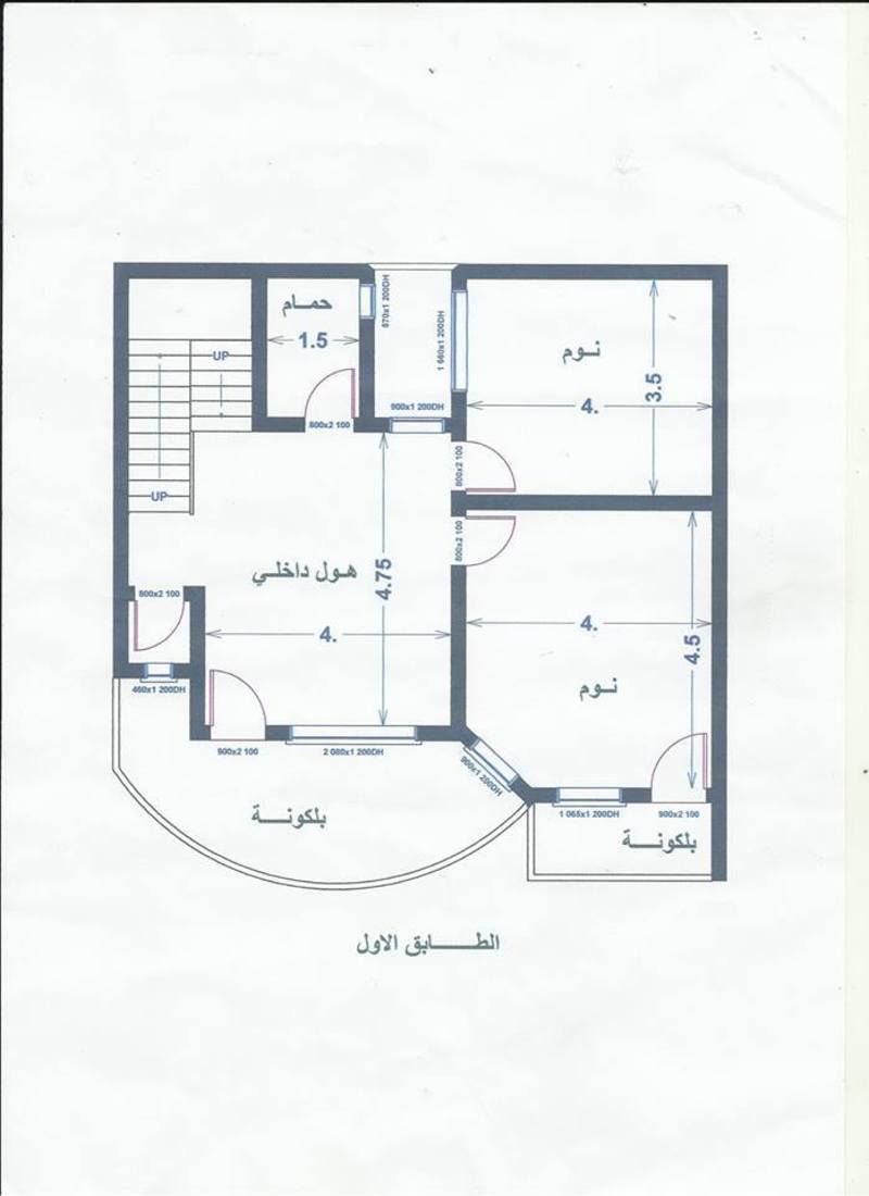 خرائط منازل-هل رأيتم من قبل خرائط موضحه لتصميمات المنزل 4189 6