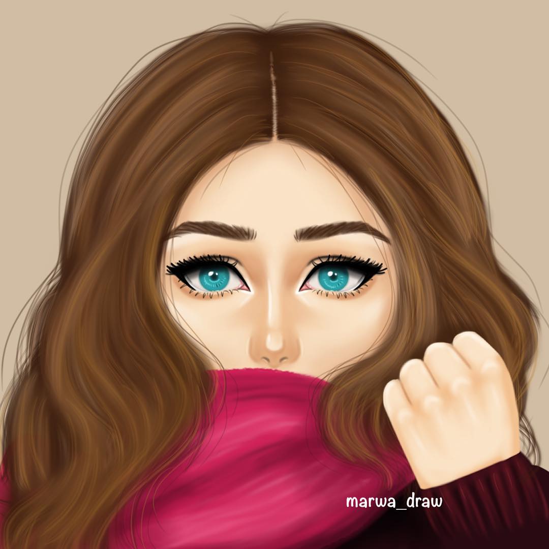 هذه الرسومات جميلة جدا جدا رسومات بنات جميلة 2049 4