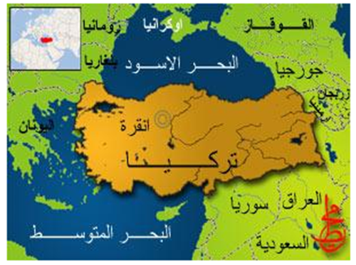 خريطة تركيا بالعربي - موقع تركيا الجغرافي المميز 6444