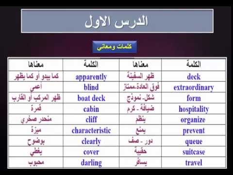 كلمات انجليزيه - مفردات باللغة الانجليزيه 2343 2