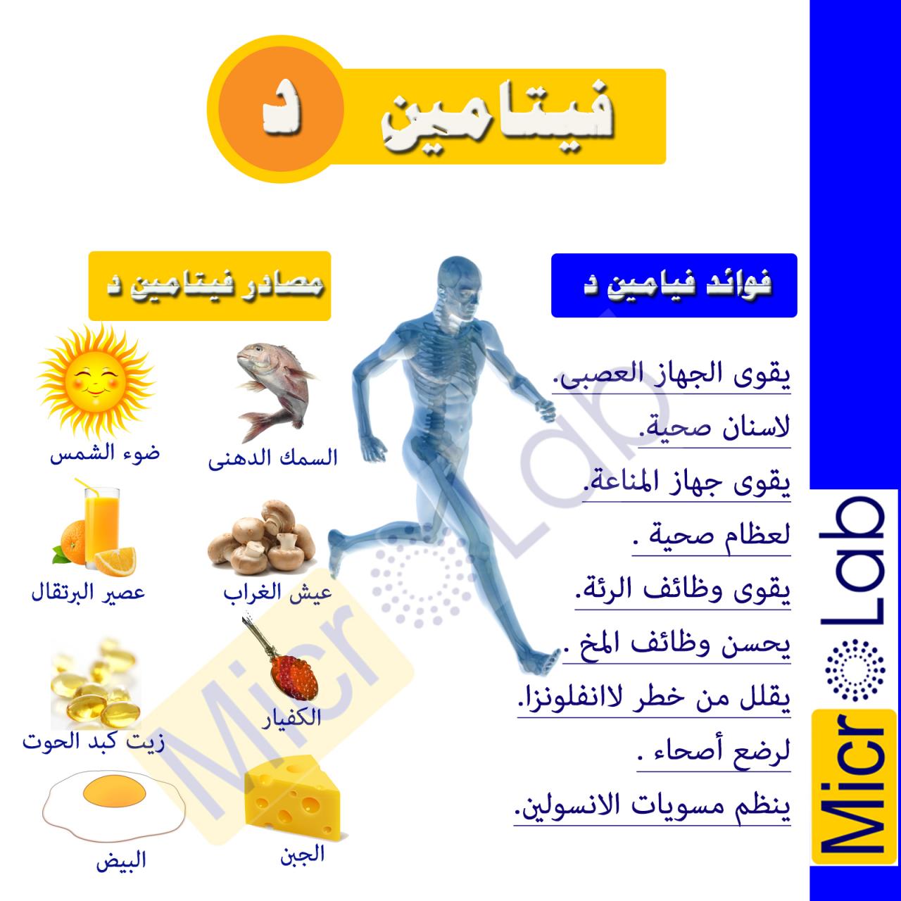 فوائد فيتامين د